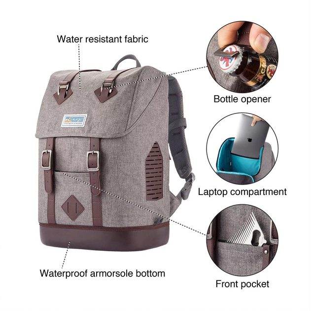 Рюкзак для переноски тварин Kurgo K9 11 кг Grey (0810013810240) - зображення 2