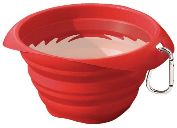 Składana miska Kurgo Collaps A Bowl Red (0813146011362) - obraz 1