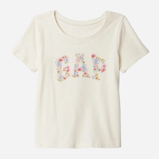 Koszulka dziecięca dziewczęca GAP 862236-01 111-116 cm Beżowa (1200132503465) - obraz 1
