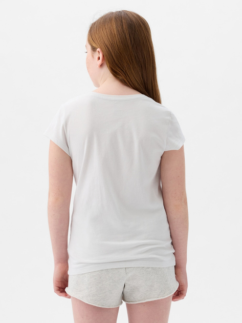 Дитяча футболка для дівчинки GAP 885666-01 125-135 см Бежева (1200132977143) - зображення 2