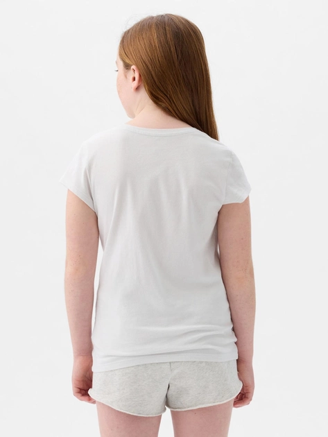 Koszulka dziecięca dziewczęca GAP 885666-01 137-147 cm Beżowa (1200132977167) - obraz 2
