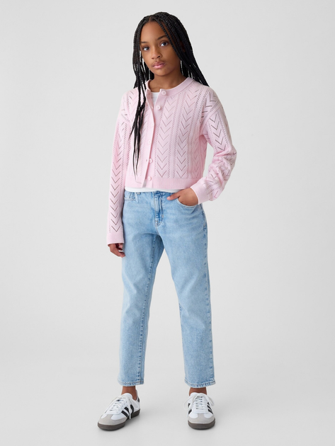 Sweter rozpinany dziecięcy dla dziewczynki GAP 881467-01 152-162 cm Jasnoróżowy (1200133188654) - obraz 3