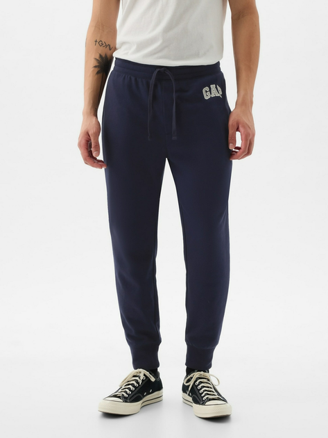 Спортивні штани утеплені чоловічі GAP 868463-01 XL Темно-сині (1200132666757) - зображення 1