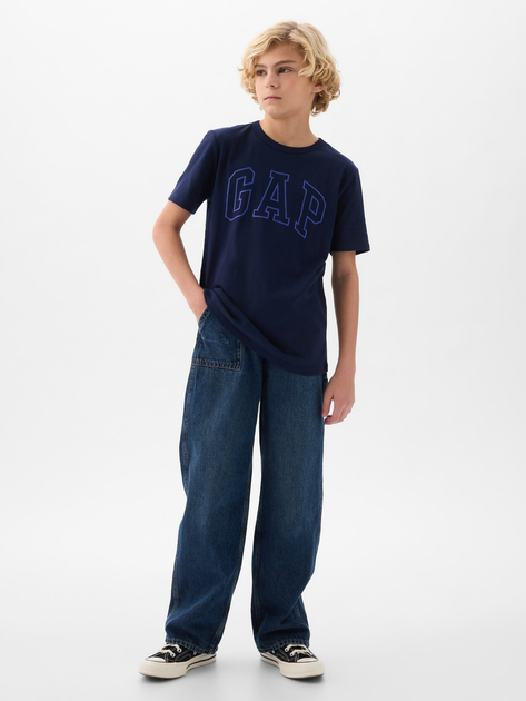 T-shirt chłopięcy GAP 885753-03 129-137 cm Granatowy (1200132816732) - obraz 3
