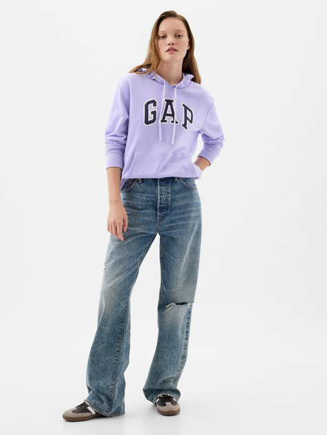 Худі жіноче GAP 870537-03 L Світло-фіолетове (1200132812840) - зображення 3