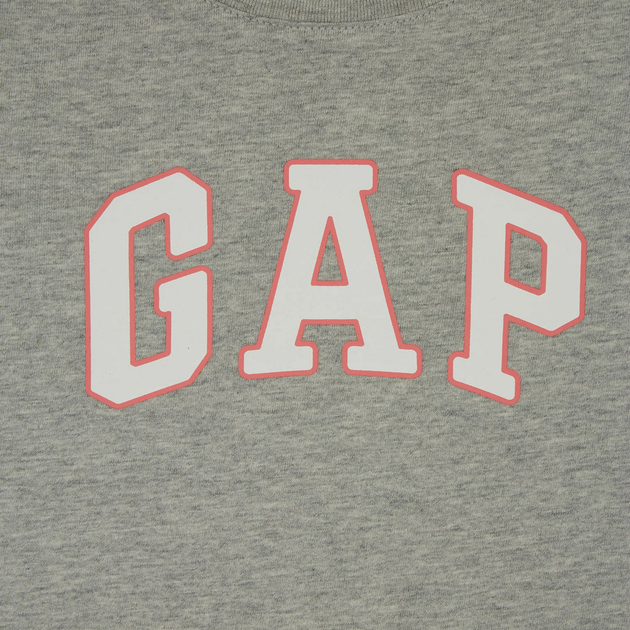 Дитяча футболка для дівчинки GAP 459909-01 91-99 см Сіра (1200112452325) - зображення 3