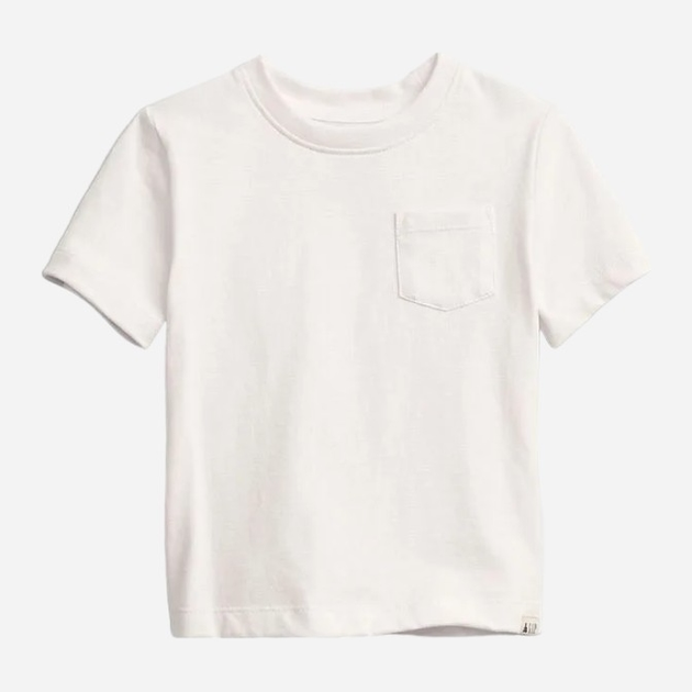 Koszulka dziecięca chłopięca GAP 669948-07 91-99 cm Biała (1200055510328/500061971009) - obraz 1