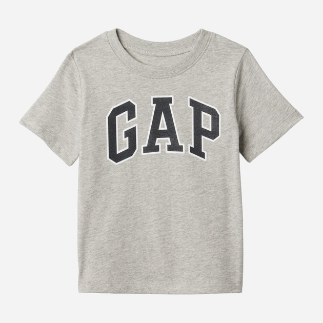 Дитяча футболка для хлопчика GAP 459557-04 91-99 см Сіра (1200112984406) - зображення 1