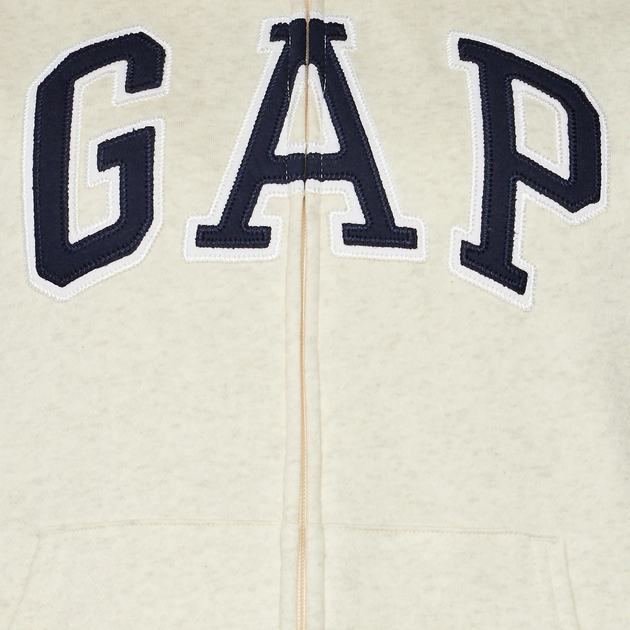Bluza damska rozpinana streetwear z kapturem GAP 463503-16 L Beżowa (1200119809177) - obraz 5