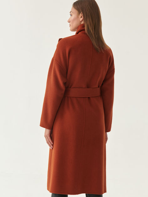 Płaszcz jesienny długi damski Tatuum Bordo T2220.003 38 Pomarańczowy (5900142179716) - obraz 2
