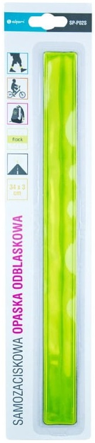 Opaska odblaskowa DPM samozaciskowa 34 x 3 cm (SP-P02S) - obraz 3