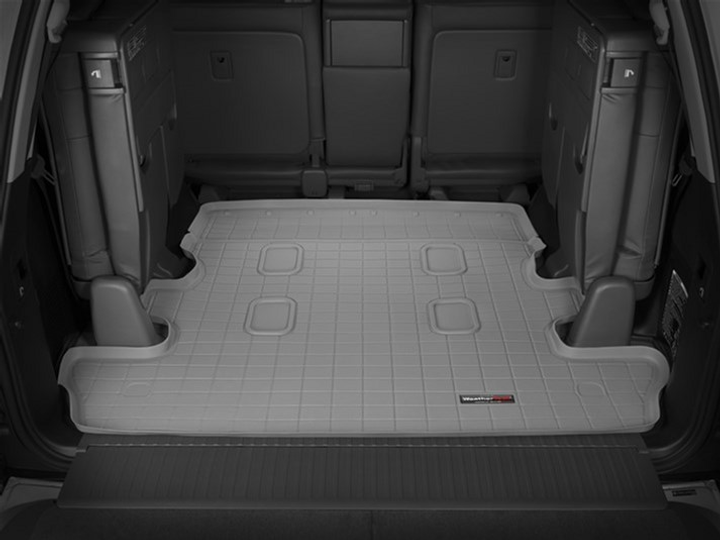 Акція на Килимок автомобільний в багажник WeatherTech 3D лайнери Toyota Land Cruiser 200 2008 - 2021 Сірий від Rozetka