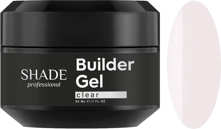 Гель твердый камуфлирующий Shade Professional Builder Gel Clear 30 мл ...