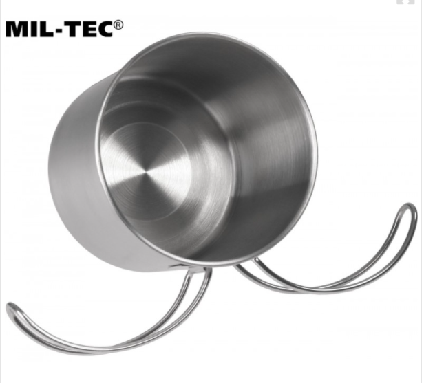 Кружка MIL-TEC 600 мл нержавеющая сталь 14602600 - Фото 2 Кружка MIL-TEC 600 мл нержавеющая сталь 14602600 - изображение 2