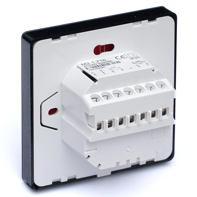 Терморегулятор сенсорний M2-1.716 Black WIFI - зображення 3