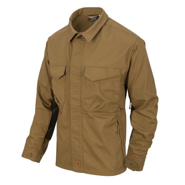 Сорочка тактична Helikon-Tex XXL Койот, Олива WOODSMAN SHIRT COYOTE/GREEN (KO-WDN-DC-1109A-B07-2XL) - зображення 2