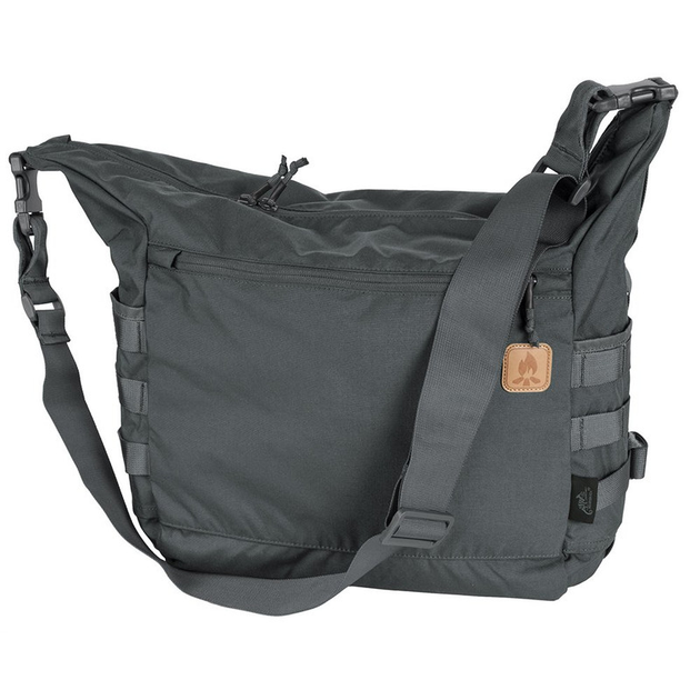 Сумка тактична Helikon-Tex Сіра BUSHCRAFT SATCHEL Bag Cordura (TB-BST-CD-35) - зображення 1