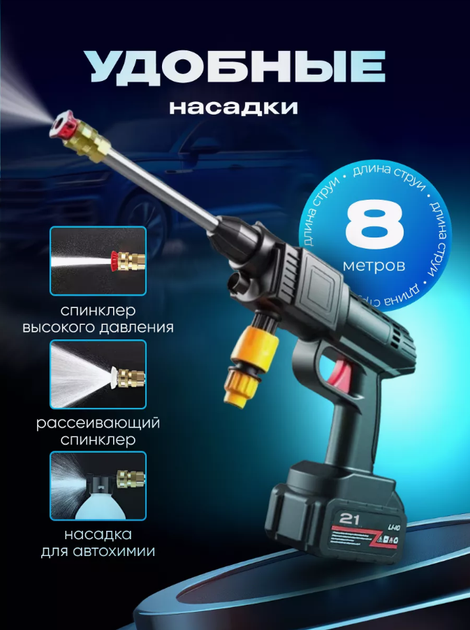 Акумуляторна мийка високого тиску для машини - зображення 4