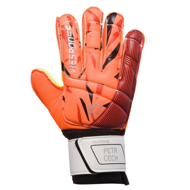Рукавички воротарські дитячі Zelart Response 508B розмір 5 Orange-Yellow - зображення 2
