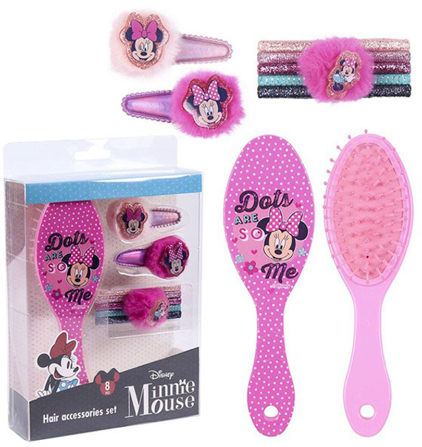 Щітка для волосся Disney Beauty Minnie з аксесуарами (8427934594436) - зображення 2