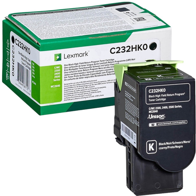 Toner Lexmark C/MC2425/2535/MC2640 Black (C232HK0) - obraz 1