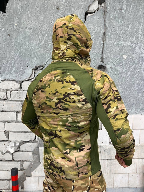 Тактична куртка демісезонна на флісі мультикам XL - зображення 2