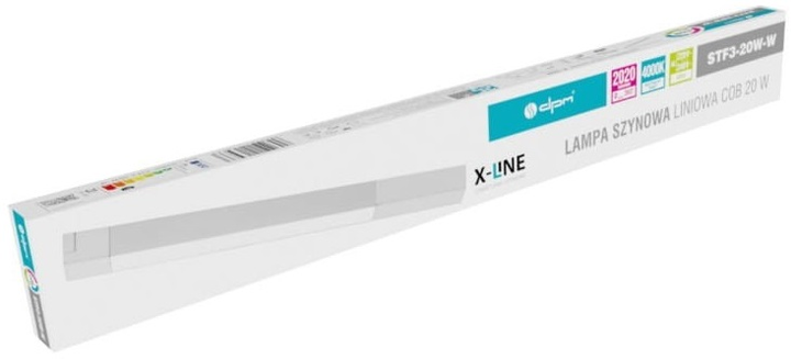 Lampa szynowa DPM X-Line LED liniowa 20 W 2020 lm biała (STF3-20W-W) - obraz 3