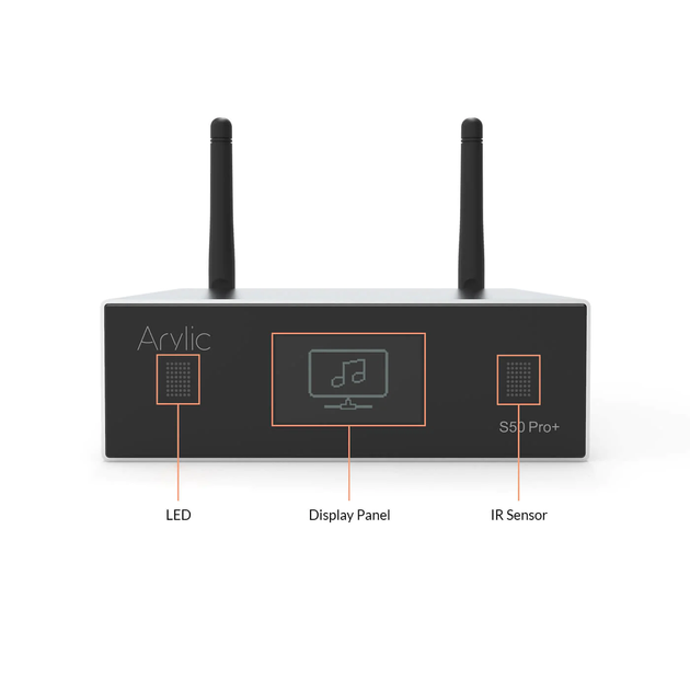 Аудіостример Arylic S50 Pro (Wi-Fi/BT5.0/ESS Sabre 9023/USB/24 біт/192 кГц) - зображення 5