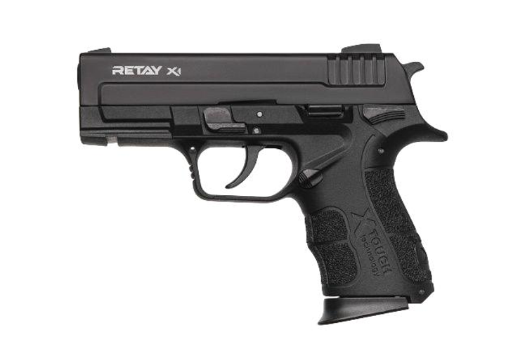 Стартовий пістолет Springfield, Retay X1 Black, сигнальний пістолет під холостий патрон 9мм, шумовий пістолет - зображення 2