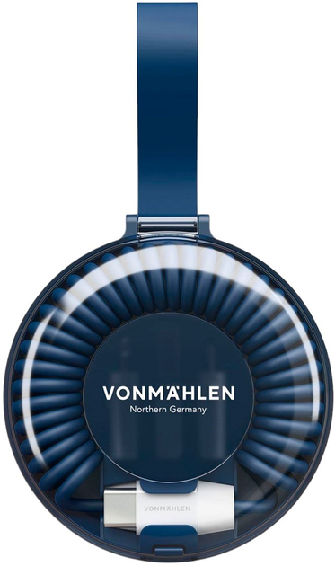 Кабель Vonmahlen Allroundo C USB Type-C - USB Type-A + micro-USB - Apple Lightning 0.75 м Blue (ALC00003) - зображення 2