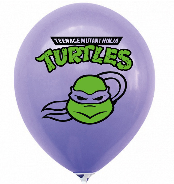Воздушные Шарики С Рисунком Черепашка Ниндзя Turtles | Лиловый - Фото 1 Воздушные Шарики С Рисунком Черепашка Ниндзя Turtles | Лиловый - изображение 1