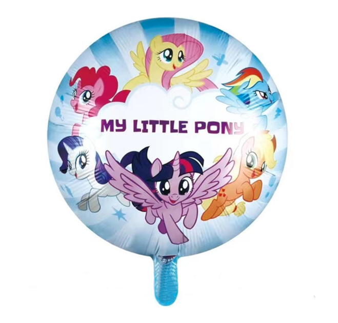 Фольгированный Шар My Little Pony 45см (18") Круглый | Разноцветный - Фото 1 Фольгированный Шар My Little Pony 45см (18") Круглый | Разноцветный - изображение 1