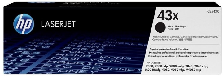 Тонер HP 43X C8543X лазерний Black 30 000 сторінок (C8543X) - зображення 1