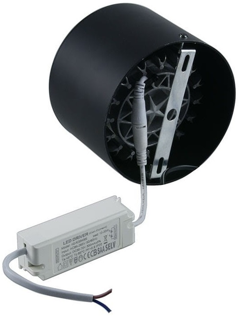 Рефлектор DPM X-Line світлодіодний точковий поворотний 20 Вт 2054 лм чорний (STL-DL20W-B) - зображення 5