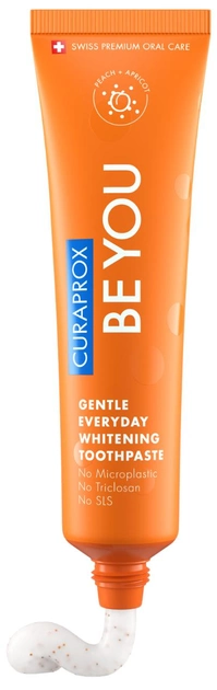 Зубна паста Curaprox Be You Regenerative Whitening Toothpaste Peach and Apricot Flavour 60 мл (7612412429503) - зображення 2