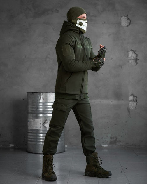 Зимний тактический костюм shredder на овчине олива 0 L - изображение 2