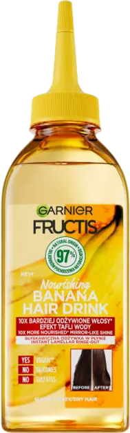 Кондиціонер для волосся Garnier Fructis Hair Drink Banana 200 мл (360054202597) - зображення 1