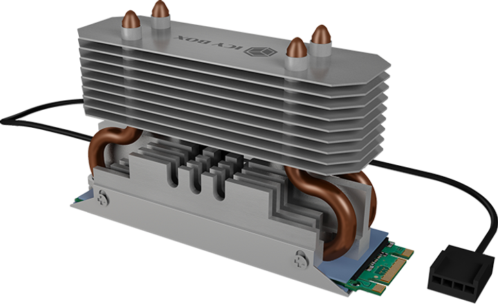 Radiator do SSD M.2 Icy Box IB-M2HSF-702 - obraz 2