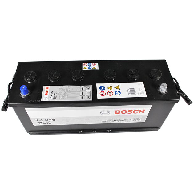 Грузовой аккумулятор BOSCH (T30 460) (D4) 143Ah 900A L+ - изображение 2