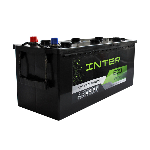 Автомобільний акумулятор Inter Eco 140Ah 900A L+ (D4) - зображення 3