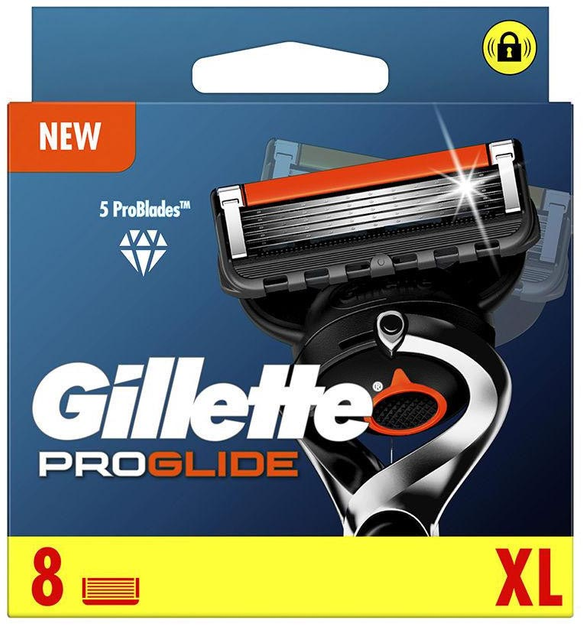 Змінні картриджі для бритви Gillette Fusion Proglide 8 шт (8001090458254) - зображення 1