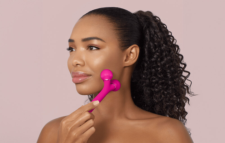 Roller soniczny do twarzy Geske 4 w 1 GK000040MG01 Magenta - obraz 4