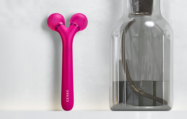 Roller soniczny do twarzy Geske 4 w 1 GK000040MG01 Magenta - obraz 5