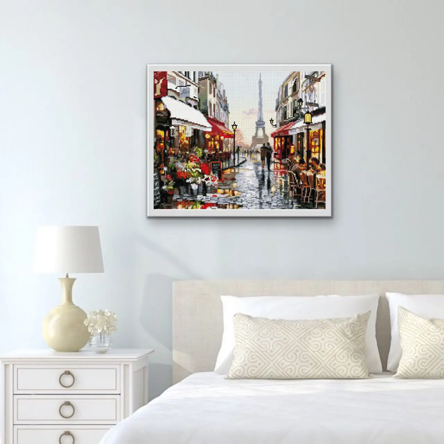 Алмазная мозаика Парижская улица 40х50 см ColorArt SP017 - изображение 6