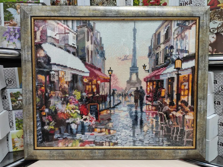 Алмазная мозаика Парижская улица 40х50 см ColorArt SP017 - изображение 8