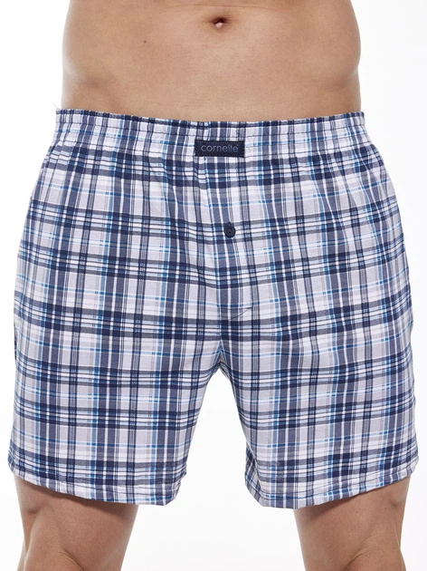Труси-шорти чоловічі Cornette Comfort 002-278 L Білий/Синій (5902458231096) - Фото 1 Труси-шорти чоловічі Cornette Comfort 002-278 L Білий/Синій (5902458231096) - зображення 1