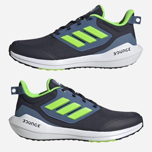Підліткові кросівки для хлопчика adidas EQ21 Run 2.0 GY4361 37 (4.5UK) Чорні (4065426055481) - зображення 4