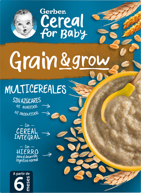Kaszka dla dzieci Gerber Multigrain Porridge 0% 180 g (7613287083852) - obraz 1