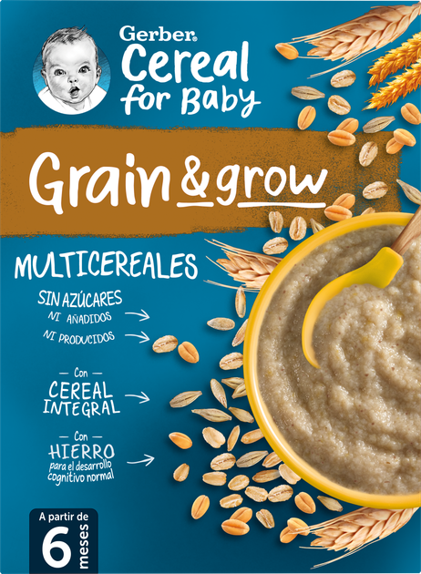 Дитяча каша Gerber Multigrain Porridge 0% 180 г (7613287083852) - зображення 1