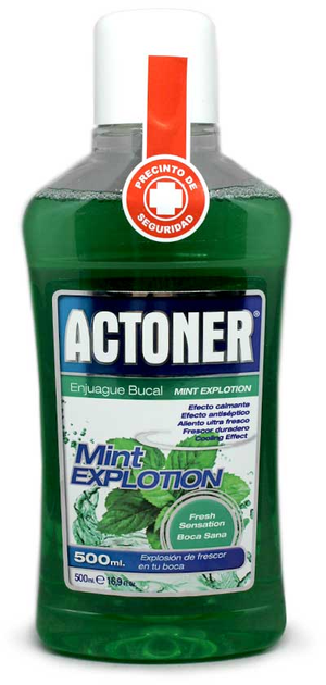 Płyn do płukania ust Actoner Zero Mint 500 ml (8410751051367) - obraz 1